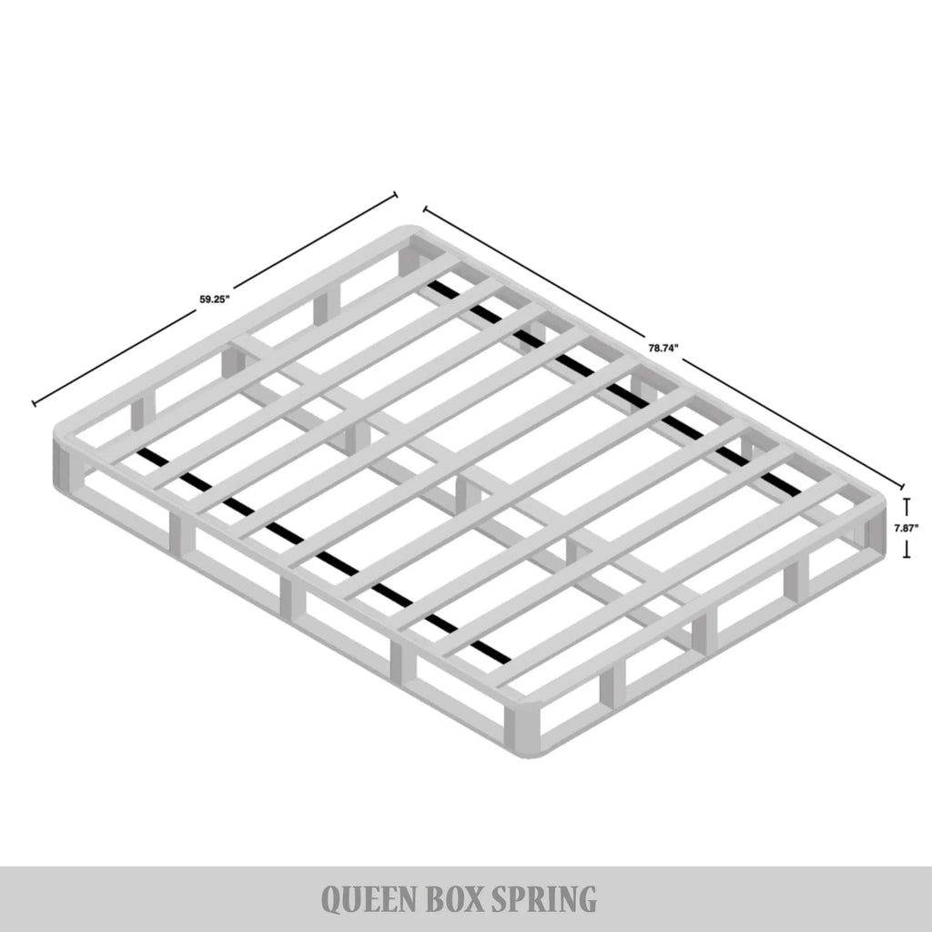 Base per Materasso a Doghe in Legno Massello di 8 Pollici CraftPorch