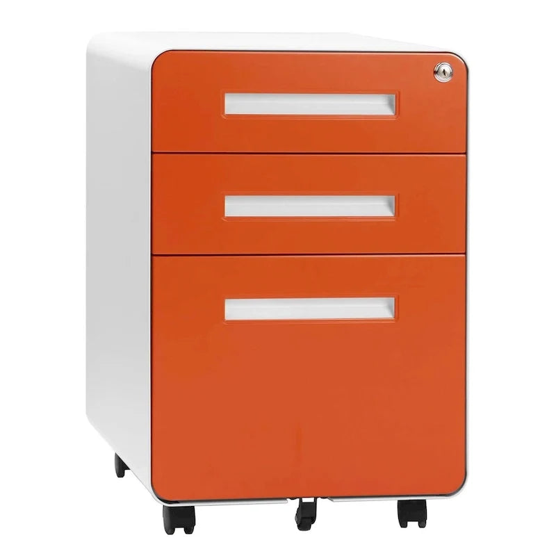Classificatore verticale/mobile a 3 cassetti per ufficio domestico