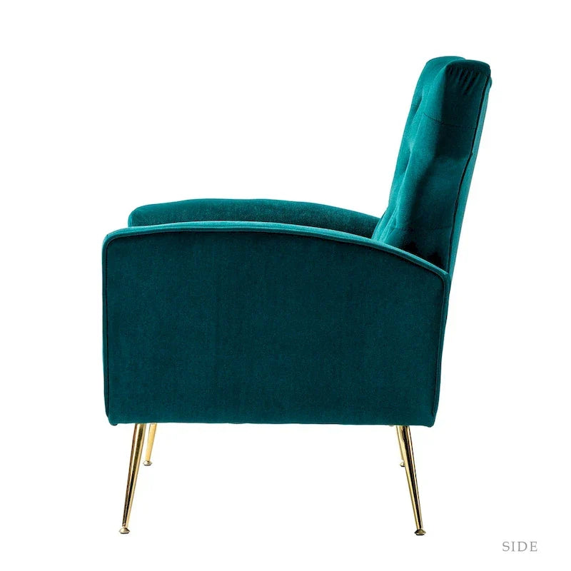 Sedia imbottita Abadiana Accent con base in metallo