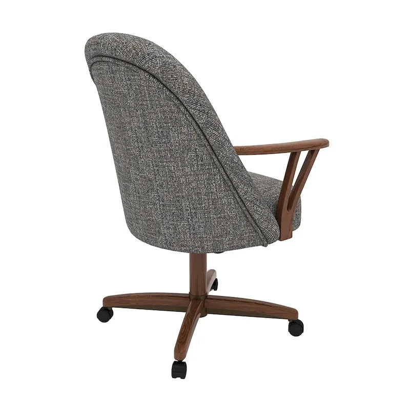 Sedia da Pranzo Caster Finitura Noce