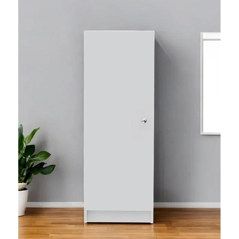 HomeRoots Dispensa O Armadio Da Incasso Bianco Legno 47 - 16.9' X '47.4' X '12.3