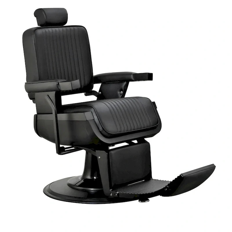 Poltrona da barbiere JAXSON Heavy Duty Reclining Hydraulic Barbershop Chair, telaio nero