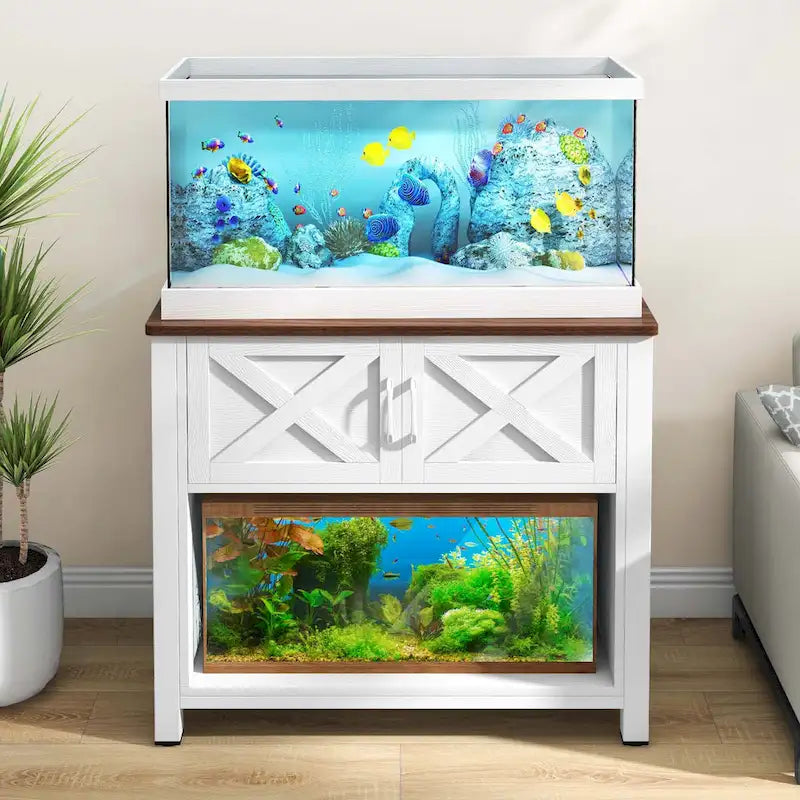 Mobiletto di supporto per acquario da 150-190 litri con prese elettriche