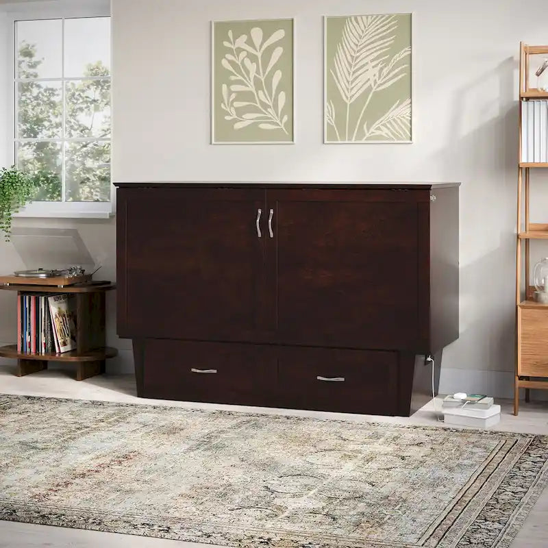 Cassettone letto a scomparsa Chelsea Queen con materasso