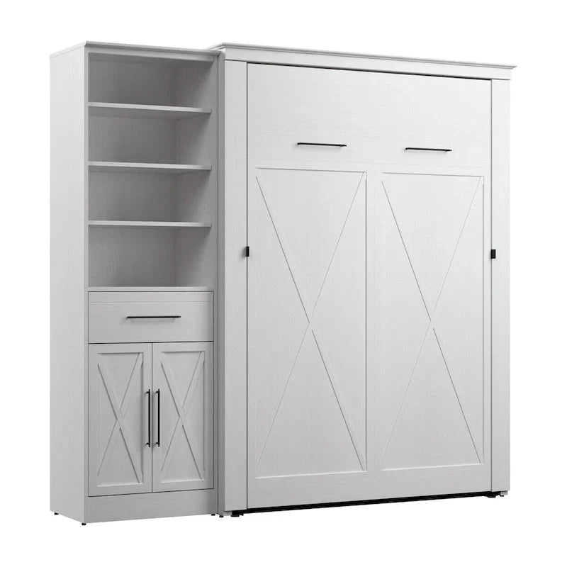 Letto a scomparsa Full Murphy Key West con armadio guardaroba (88W) di Bestar