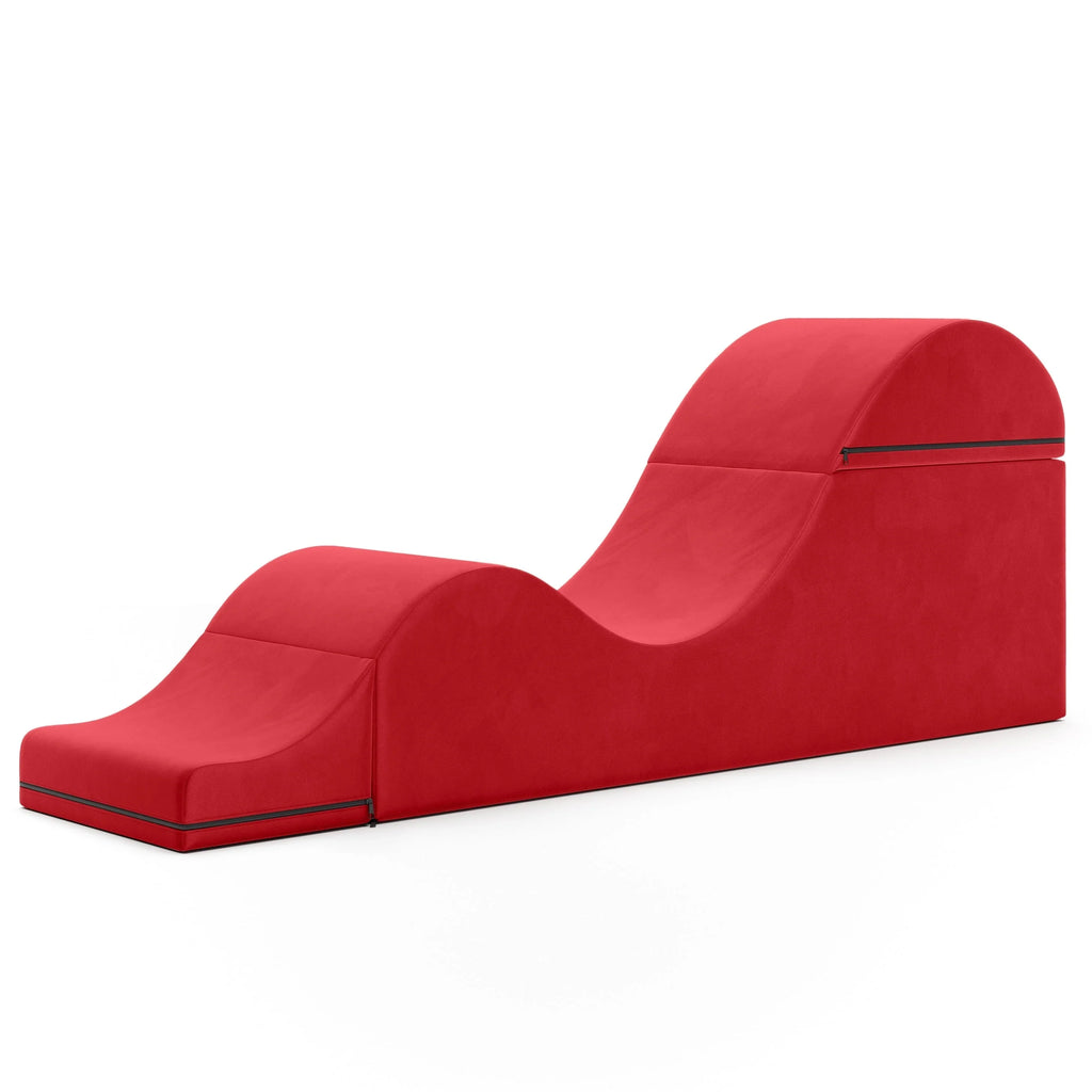 Avana Kami Chaise convertibile / Yoga e Massaggio - Pouf 2 in 1 con sedia a sdraio yoga pieghevole a scomparsa, Microvelvet - N/D