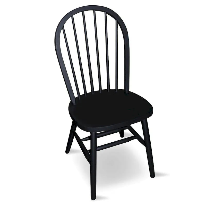 Sedia da pranzo International Concepts in legno massello Windsor con schienale a fusi