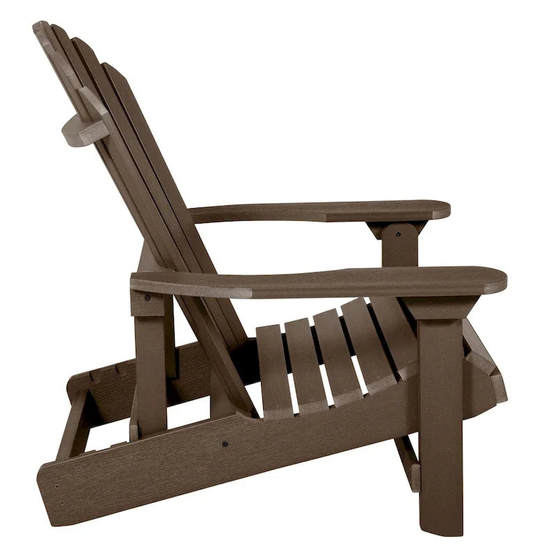 Sedia Adirondack Pieghevole e Reclinabile King-Size HIGHWOOD