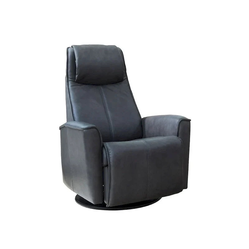 Poltrona reclinabile girevole Fjords Urban Leather