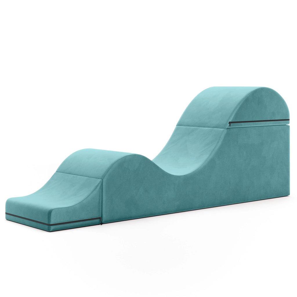 Avana Kami Chaise convertibile / Yoga e Massaggio - Pouf 2 in 1 con sedia a sdraio yoga pieghevole a scomparsa, Microvelvet - N/D