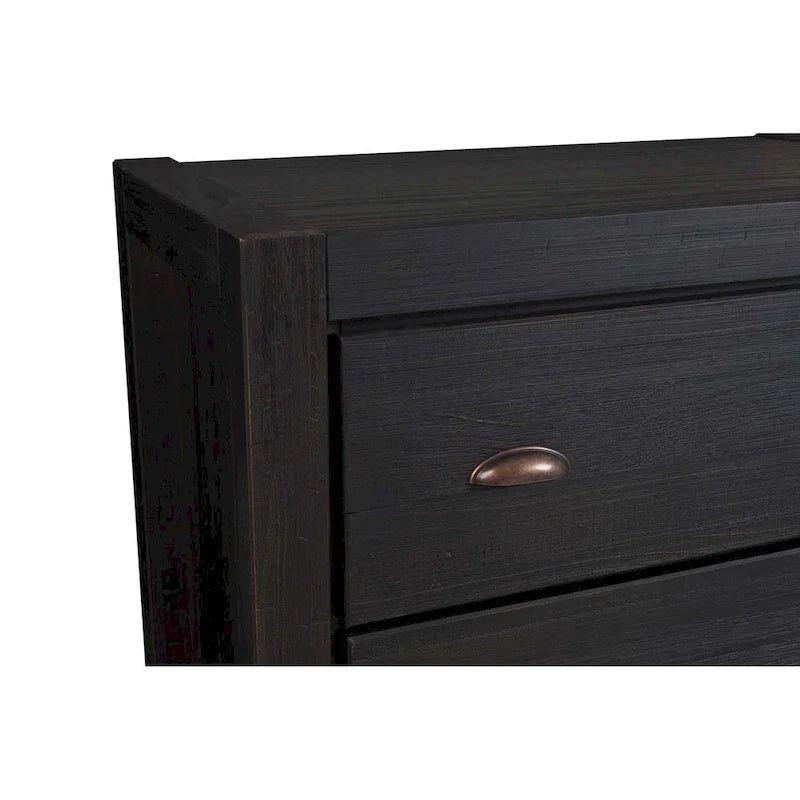 Cassettiera 5 cassetti in legno massello Montauk di Grain Wood Furniture
