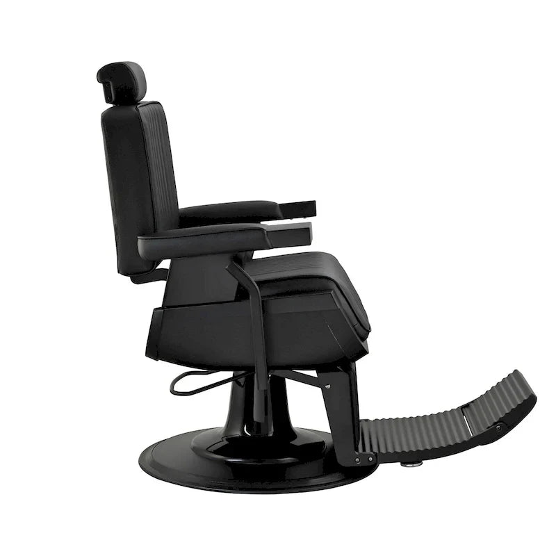 Poltrona da barbiere JAXSON Heavy Duty Reclining Hydraulic Barbershop Chair, telaio nero