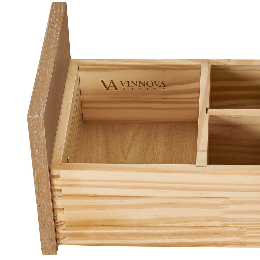 Mobile bagno Hervas con top in marmo naturale senza specchio