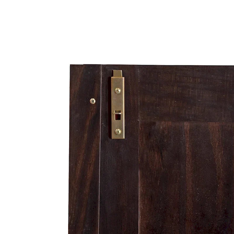 Guardaroba Flessibile in Legno Massello al 100% con Pomelli in Metallo o Legno