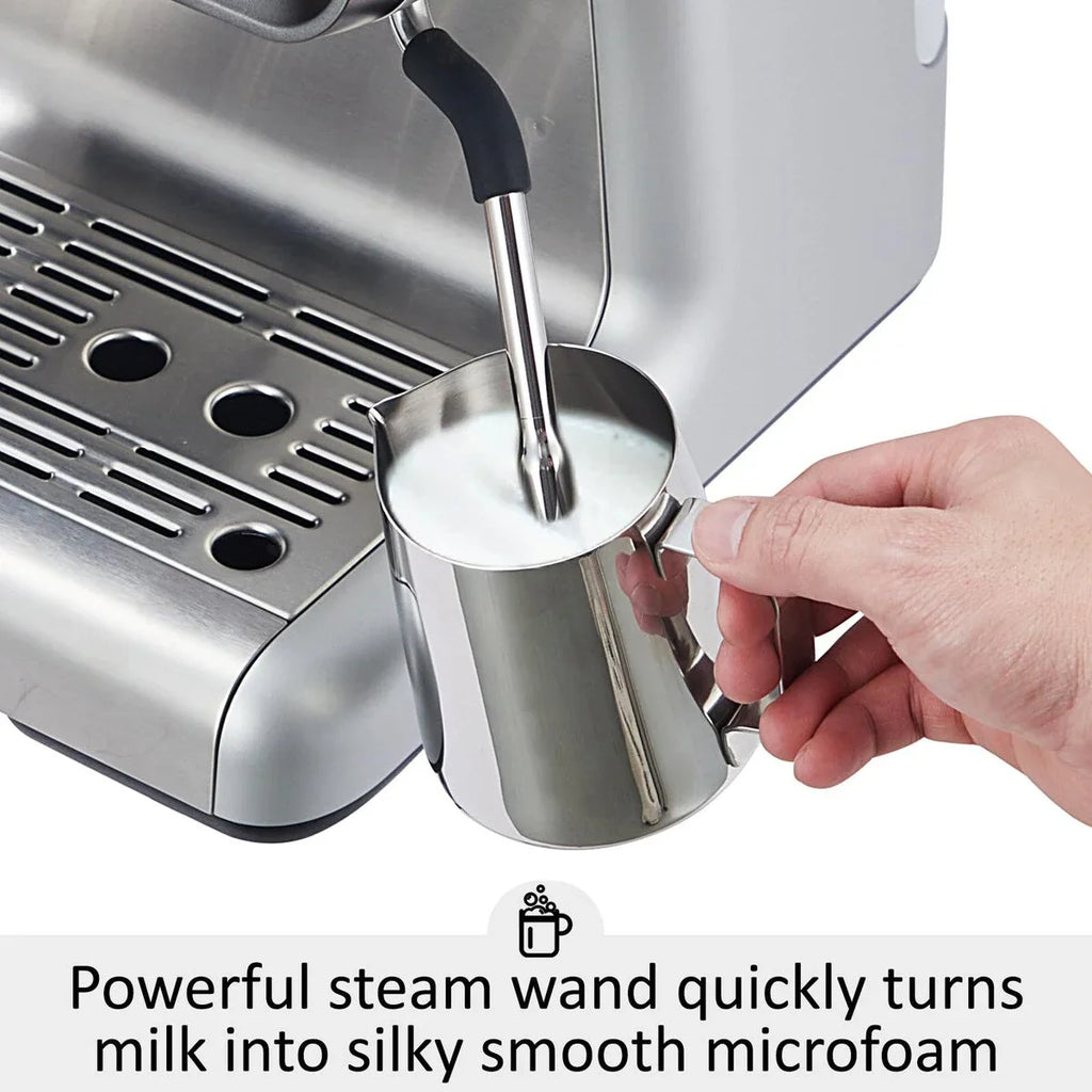 Macchina da caffè espresso, con macinacaffè, serbatoio dell'acqua da 2,8 L