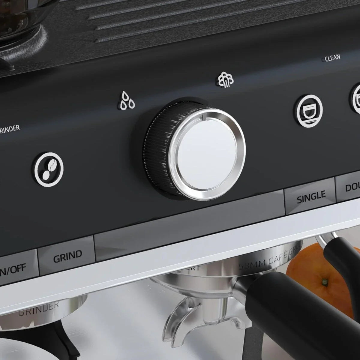 Macchina da caffè espresso, con macinacaffè, serbatoio dell'acqua da 2,8 L