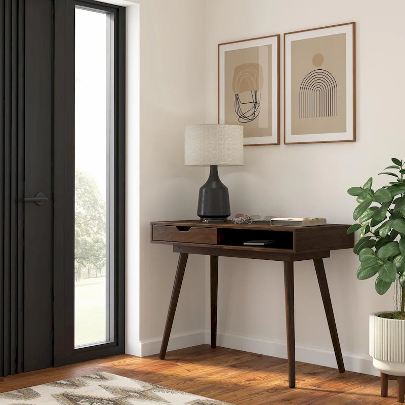 Scrivania per computer Bush Furniture Nora 40W con cassetti e ripiani