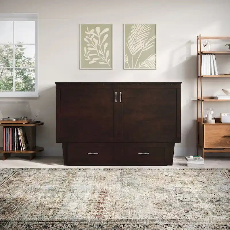 Cassettone letto a scomparsa Chelsea Queen con materasso