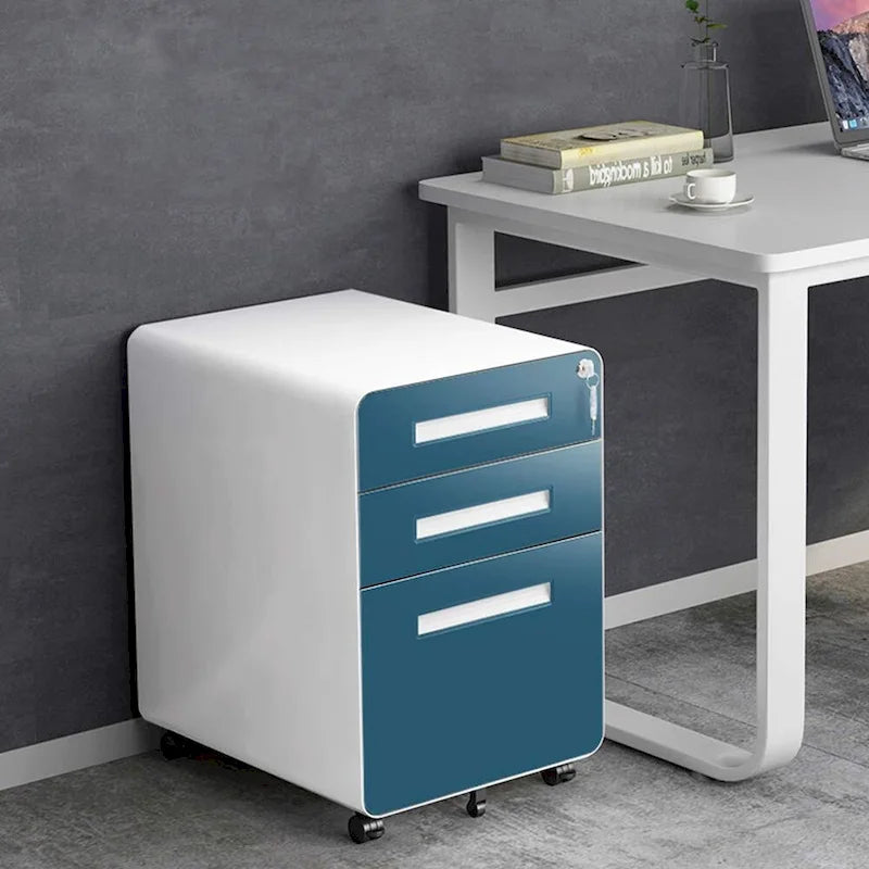 Classificatore verticale/mobile a 3 cassetti per ufficio domestico