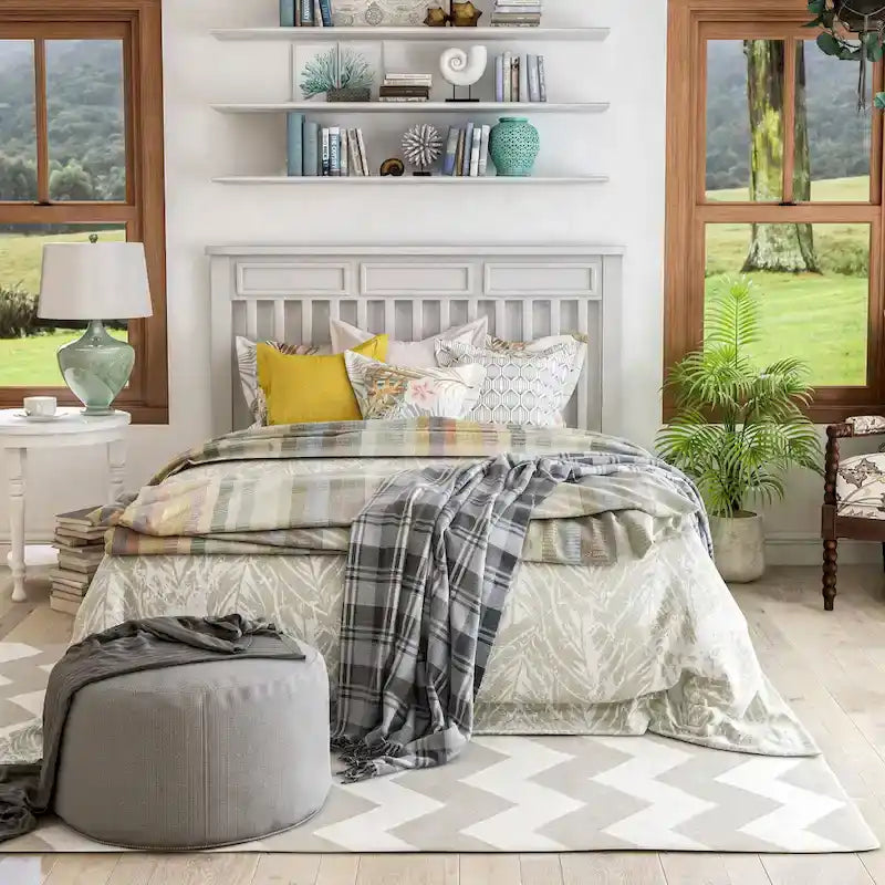 Furniture of America Amanda Letto a piattaforma in stile tradizionale a doghe a una piazza e mezza
