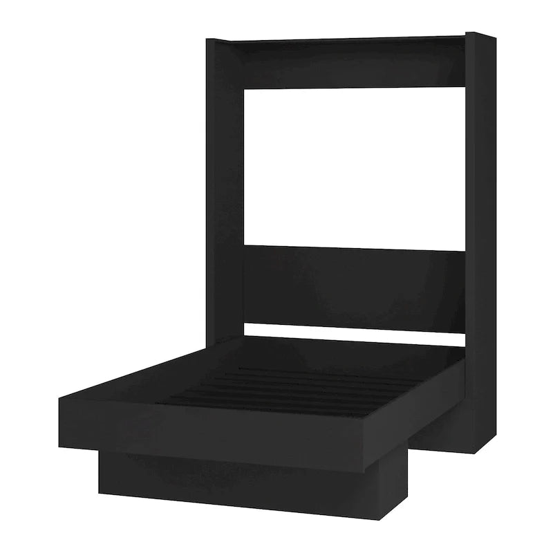 Letto a scomparsa contemporaneo Easy Lift Brazilian Queen con ripiano