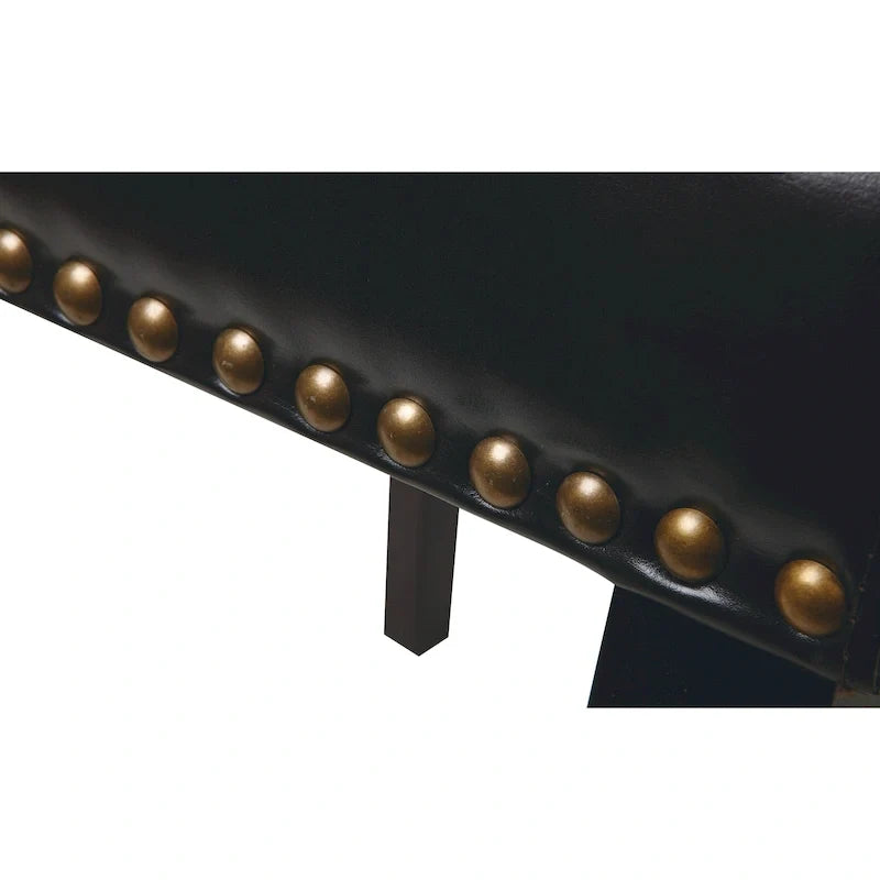 Sedia Copper Grove Five Bridge Eco Parsons in similpelle con borchie